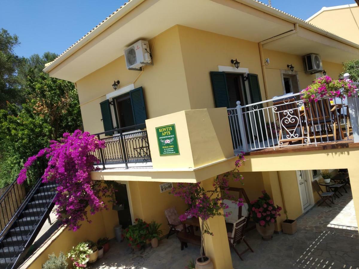 Kontis Apts Apartment Pelekas Bagian luar foto